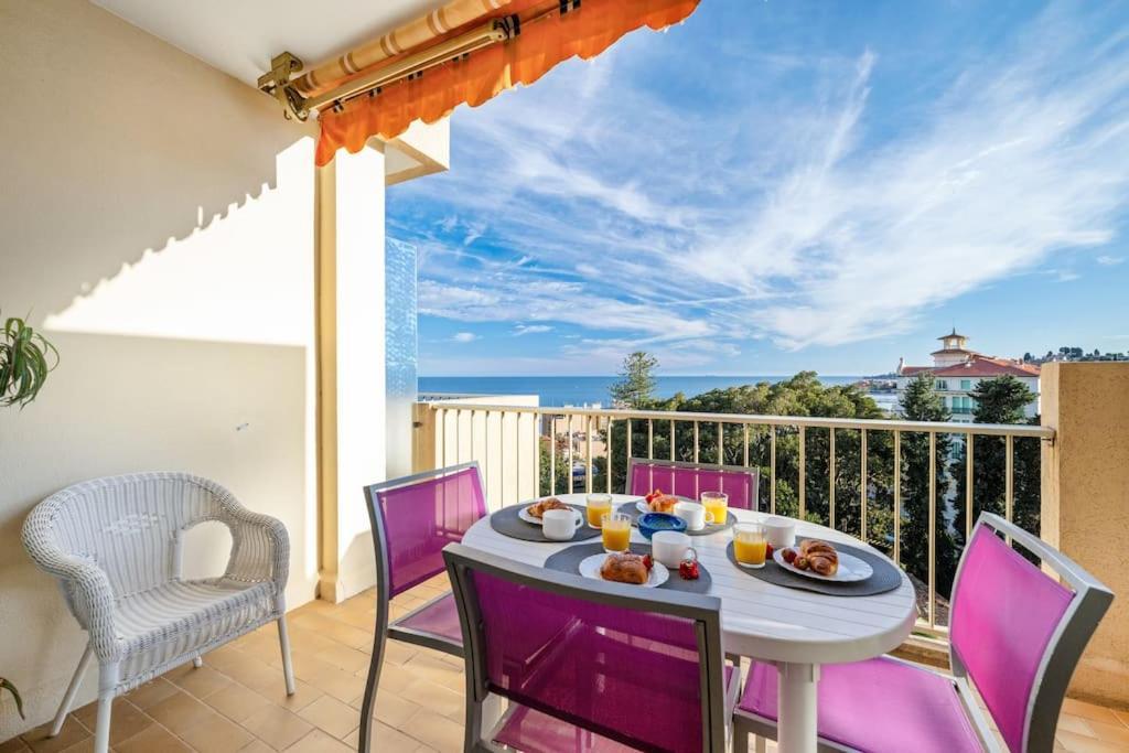 Le Fontana Rosa - Vue Mer - Terrasse - Parking Inclus Menton Bagian luar foto